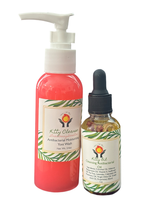 Travel Size Kitty Cleanse & Oil Set