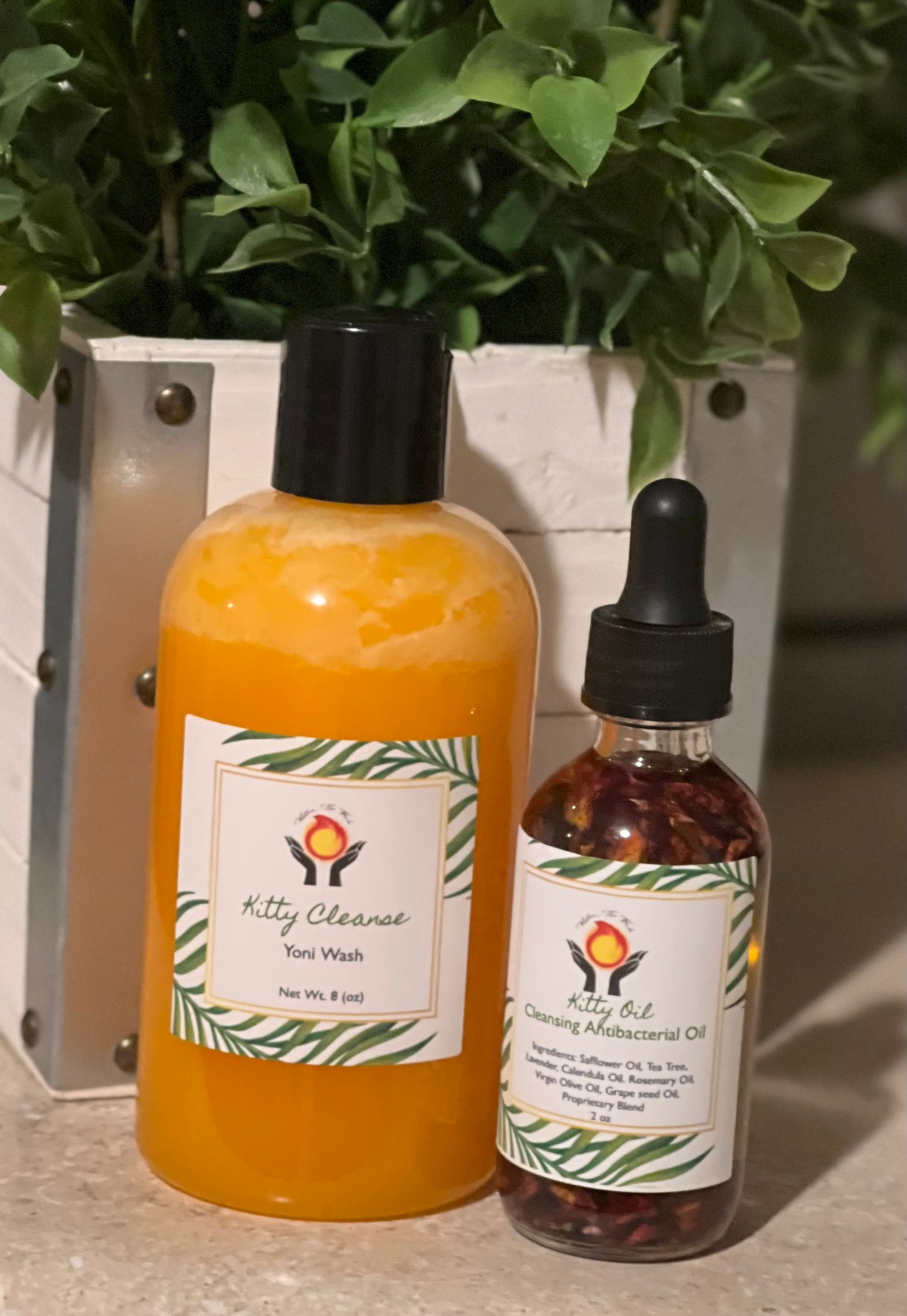 Kitty Cleanse & Oil Combo (sweet orange & ylang-ylang)